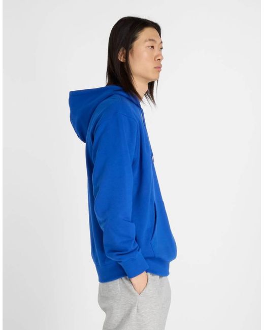New Balance Blue Terry Hoodies for men
