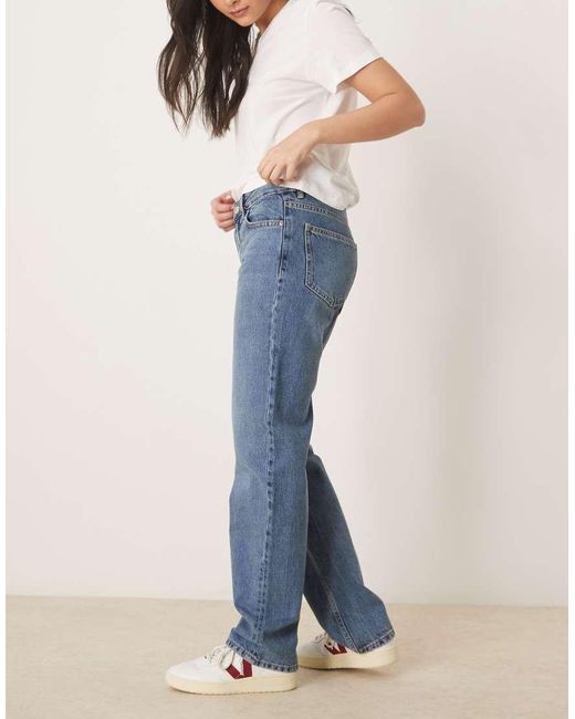 Vaqueros De Pernera Recta Con De Gina Tricot de color Blue
