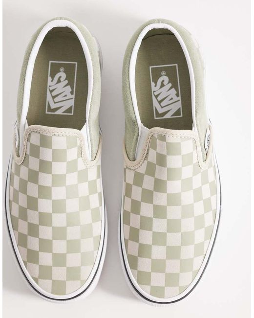 Vans Green Slip-on Trainers