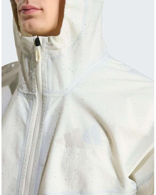 Adidas Originals White Terrex Xploric 2.5 Layer Climaproof Parka