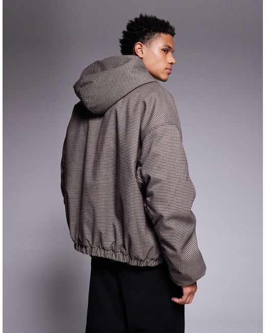 ASOS Gray Bomber Jacket for men