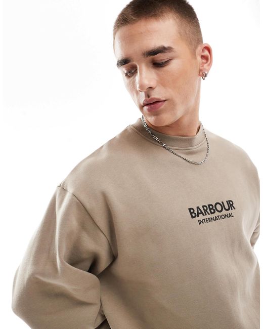 Barbour Natural Formula Oversized Crew Sweat for men