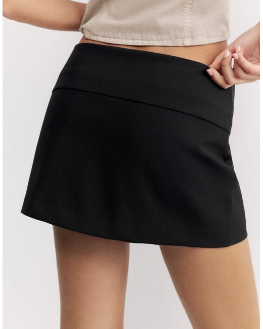 Pull&Bear Black Mini-skort