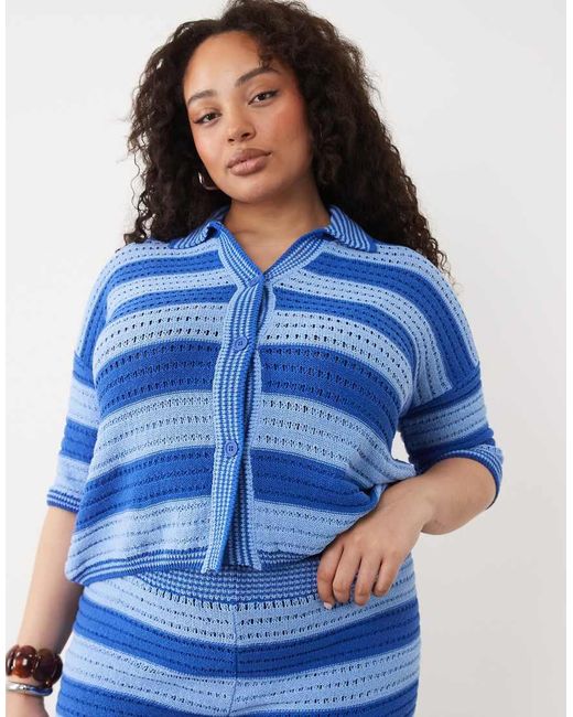 ASOS Asos Design Curve in het Blue