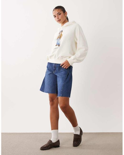 Polo Ralph Lauren White Polo Bear Hoodie