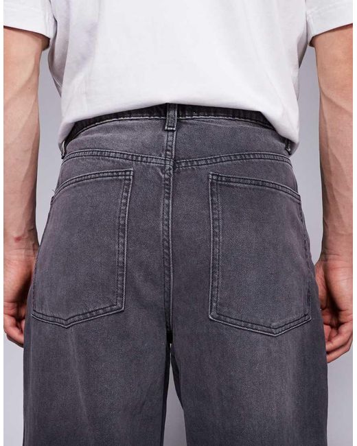 Vaqueros Baggy En De -Gris ASOS de hombre de color Gray