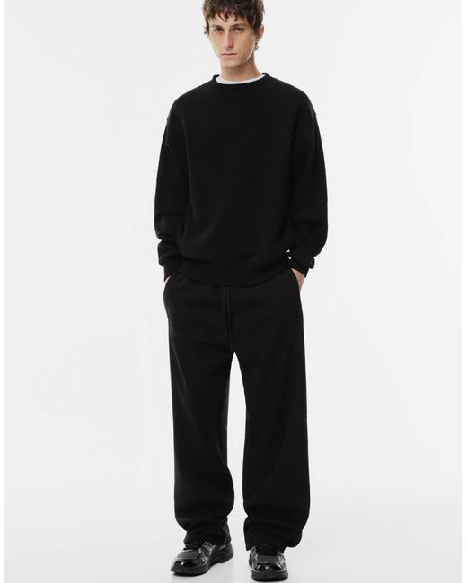 Pull&Bear – 2er-pack jogginghosen in Black für Herren