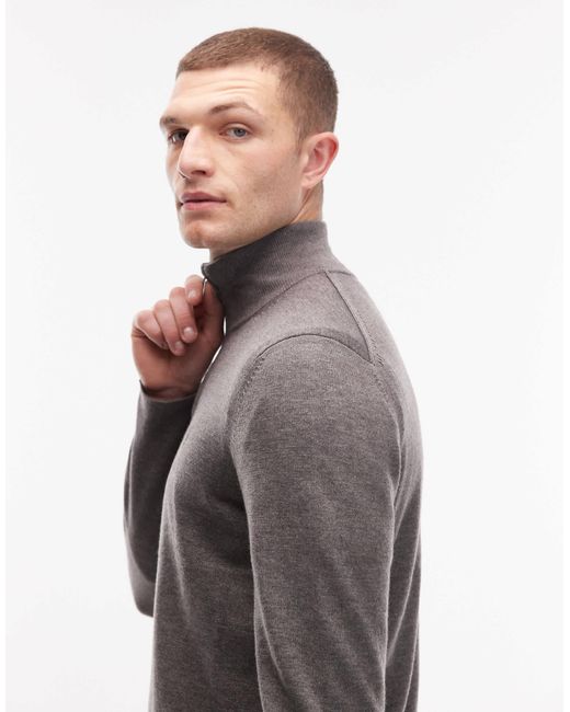 AllSaints – strickpullover in Gray für Herren