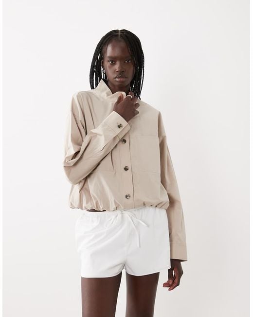 ASOS White Techy Runner Shorts