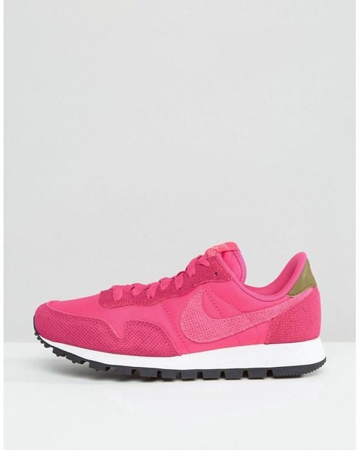Nike Internationalist Trainers Bright Pink And Khaki Lyst UK