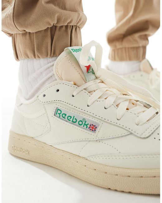Club c 85 - sneakers sporco di Reebok in White