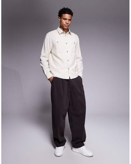 Camicia Giacca di ASOS in Gray da Uomo