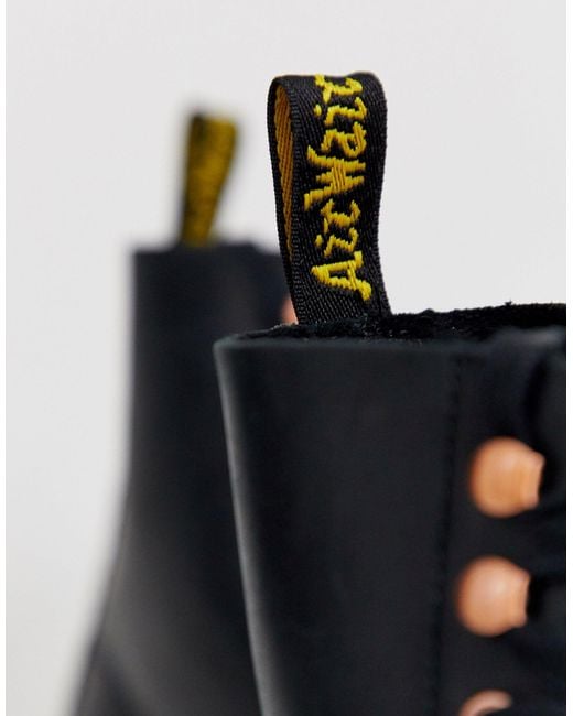 dr martens leather ankle boots