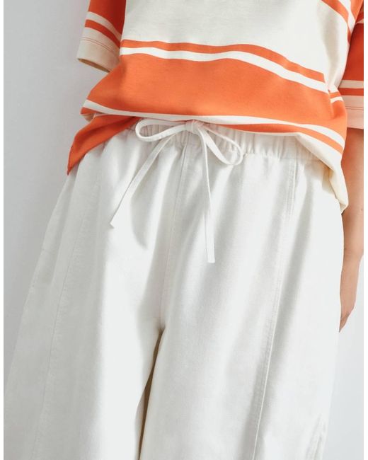 ARRANGE Natural Willa Elasticated Waist Drawstring Trousers