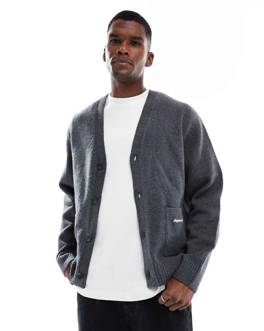 Jack & Jones Blue Knitted Cardigan for men