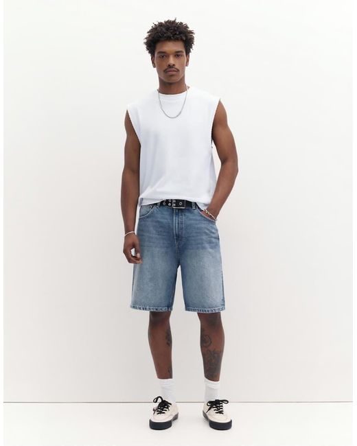 Pull&Bear White Vest Top for men