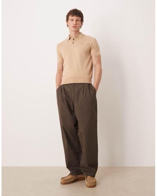 Polo Ralph Lauren Natural Icon Logo Knitted Polo for men