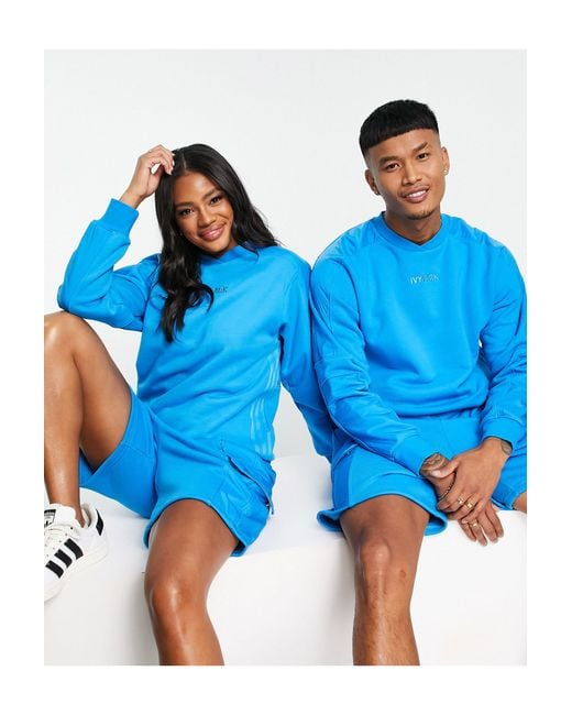 Ivy Park Blue Adidas Originals X Unisex Sweatshirt