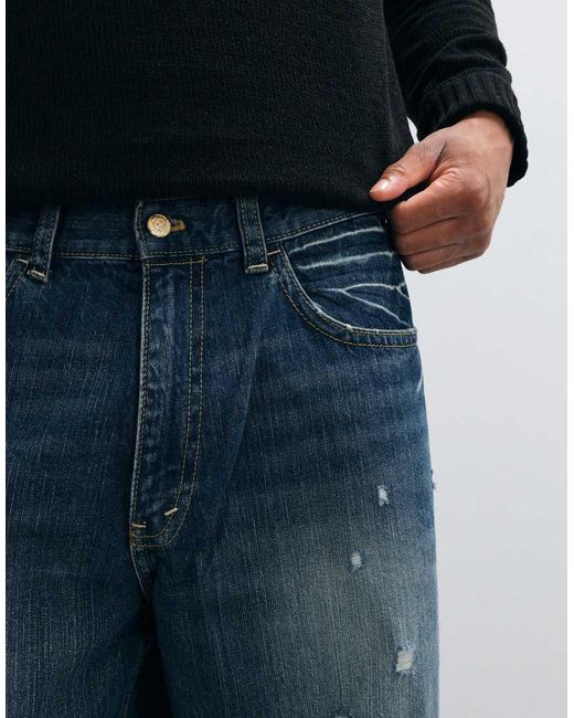 Cheap Monday Blue Looser baggy Jeans for men