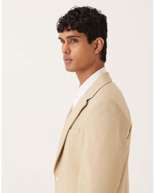 ASOS Natural Slim Blazer for men