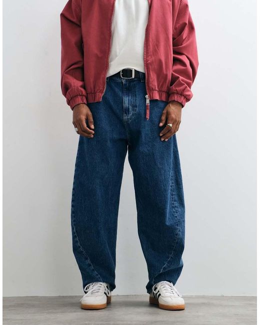 Tommy Hilfiger Red Ashton Barrel Leg Jeans for men
