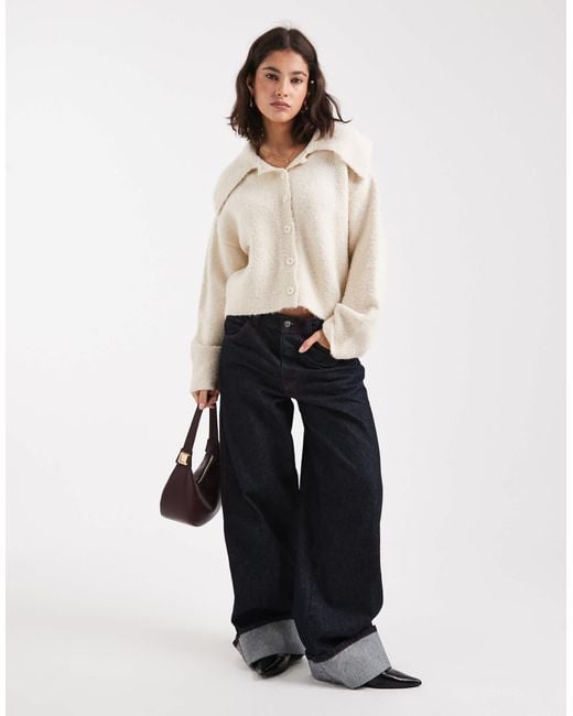 ASOS White – strickjacke