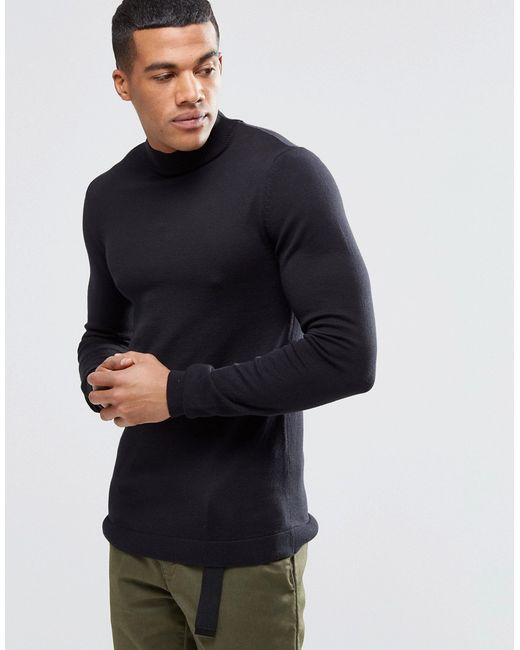 extra fine merino Mens Wool Turtleneck Sweater A good quality turtleneck sweater should be a staple in every man's wardrobe. This submariner style sweater is textured with the honeycomb and cable patterns of .