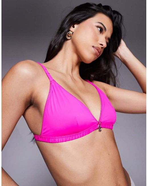 Juicy Couture Purple Triangle Bralet