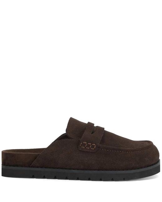 Dune Brown Goldens Mules