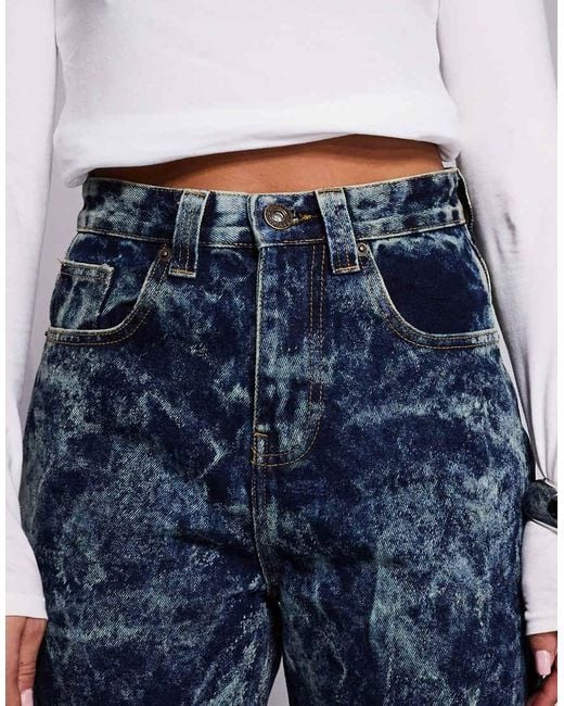 Courtside Blue Baggy Denim Jeans