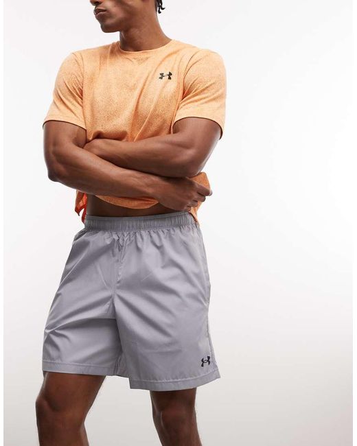 Under Armour White Tech Woven 7-inch Shorts for men