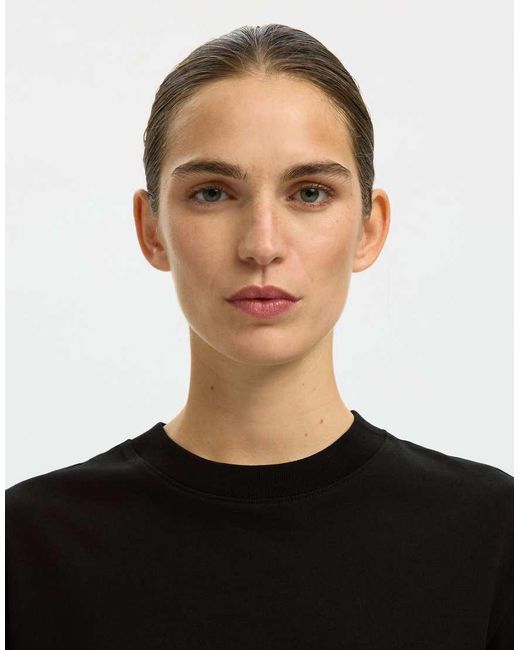 SELECTED Black T-Shirt