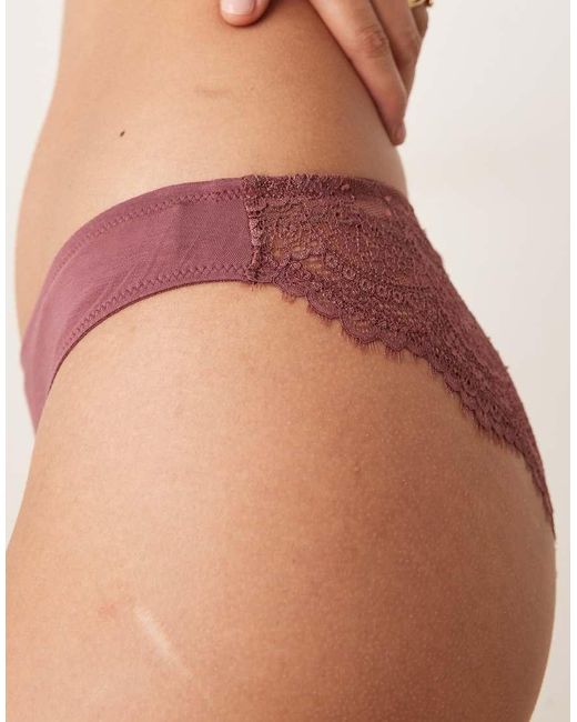 Free People Multicolor Happier Than Ever Tanga Briefs