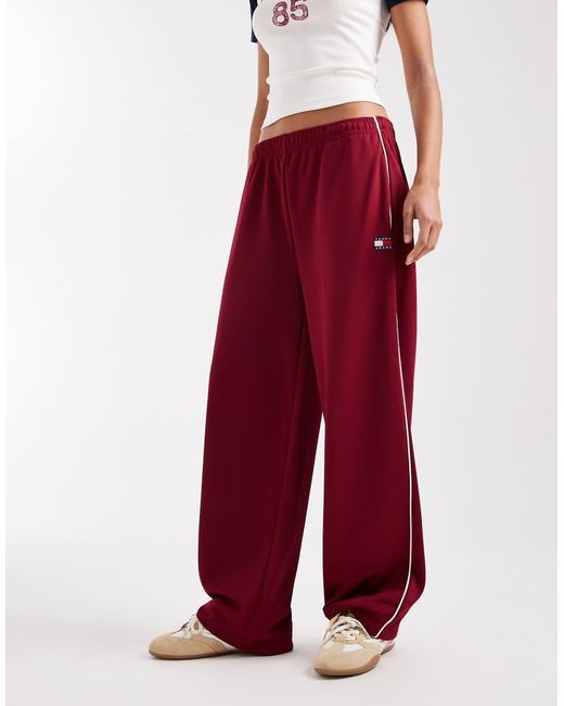 Tommy Hilfiger Red Archive Trackpants