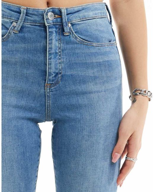 Vero Moda Blue Skinny Jean With High Waist