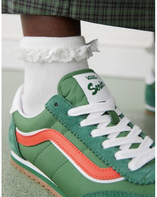 Vans Green Super Lowpro Sneakers