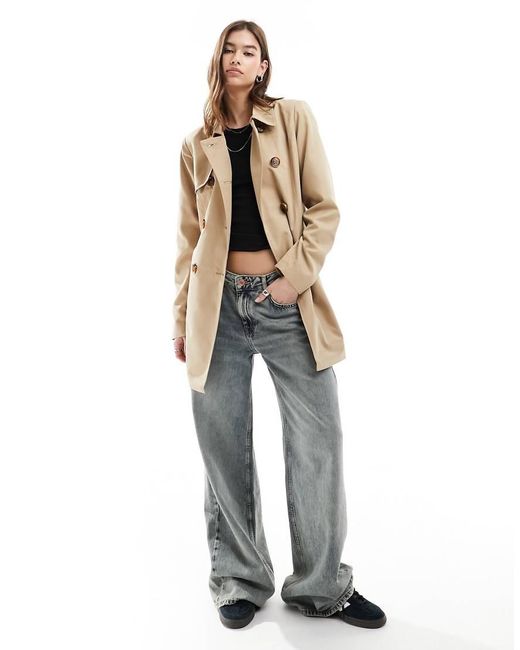 Gabardina Beis De -Beis Neutro ONLY de color Natural