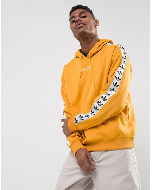 adidas Synthetic Adicolor Tnt Tape Hoodie In Yellow Az8127 for Men | Lyst  Canada