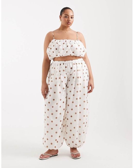 ASOS Asos Design Curve in het White