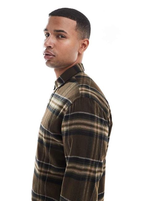 Jack & Jones Black Check Shirt for men