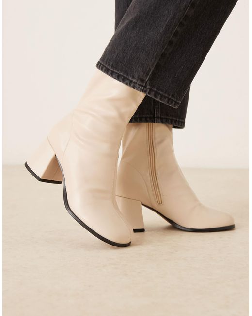 ASOS Natural – royce – ankle-boots