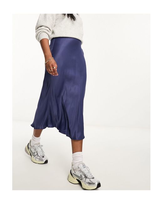 Navy blue skirt clearance slip