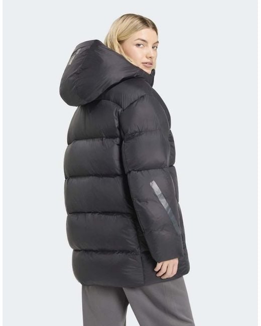Adidas Originals Gray Z.N.E. Puffer Down Parka Jacket