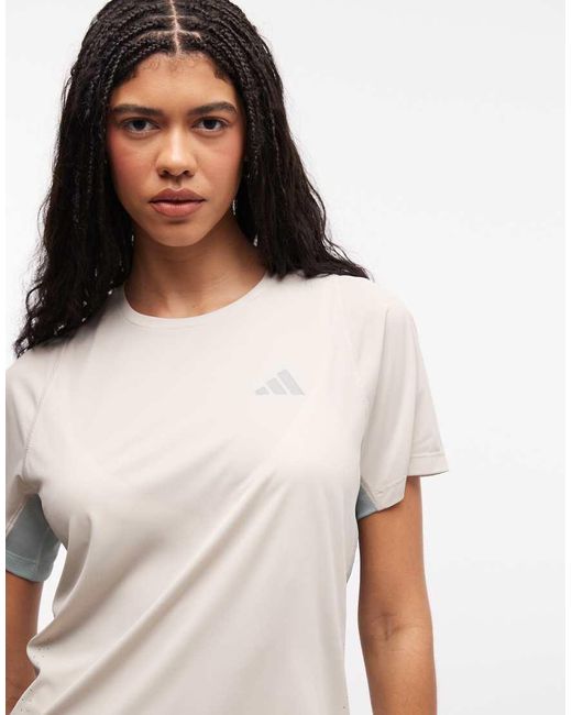Adidas Originals White Adidas Running Adi365 T-shirt