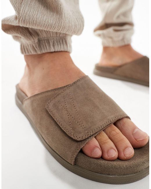 Schuh – samuel – sandalen aus wildleder in Natural für Herren