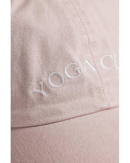 4505 Pink Washed Cotton Cap With Studio Embroidery