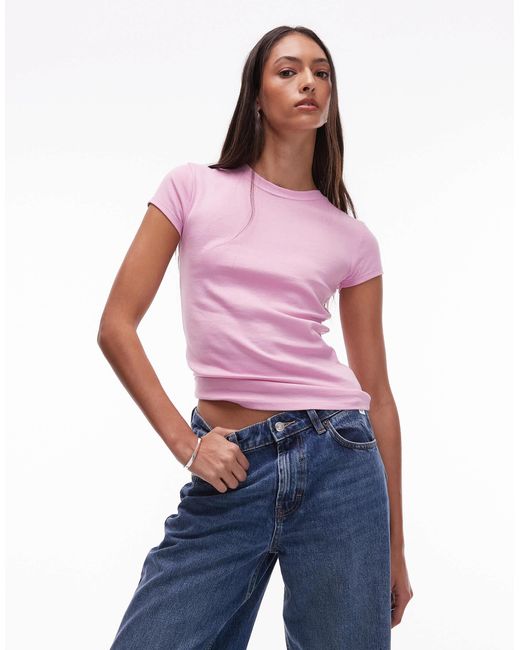 TOPSHOP Purple Tall Everyday Tee