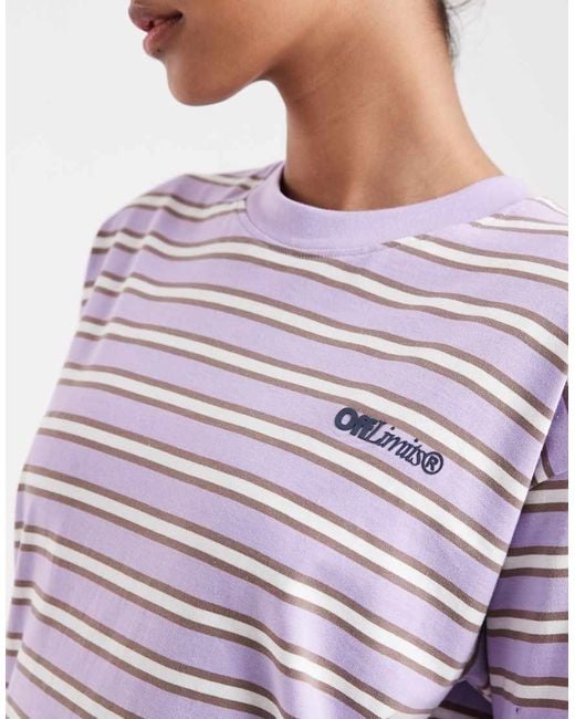 JJXX Purple Oversized T-shirt