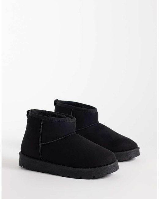 SEQWL Blue Cosy Mini Ankle Boots