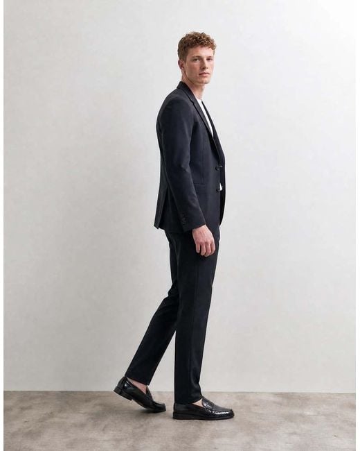 ASOS Black Flexmaxtm Slim Suit Pants for men